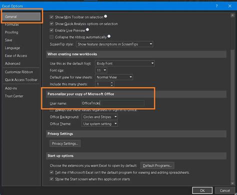 get username smart card excel vba|Application.UserName property (Excel) .